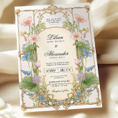 Wildblume Garden Wedding Einladung