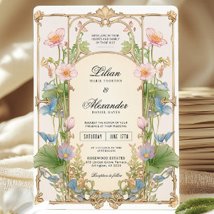 Wildblume Garden Wedding Einladung