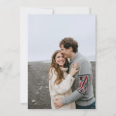 Wildblume Garden Wedding Foto Save The Date (Rückseite)