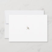 Wildblume Garden Wedding RSVP Karte (Rückseite)