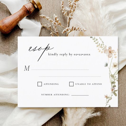 Wildblume Garden Wedding UAWG Einladung