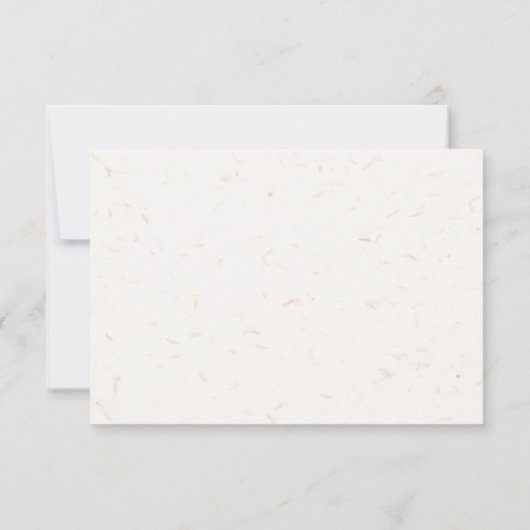 Wildblume Garden Wedding UAWG RSVP Karte (Rückseite)