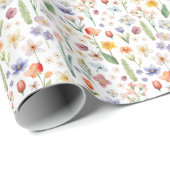 Wildblume Garden Wrapping Paper Geschenkpapier (Rolleneckpunkt)