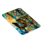 Wildblume Garten Schatztruhe Magnet (Rechte Seite)