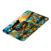 Wildblume Garten Schatztruhe Magnet (Linke Seite)
