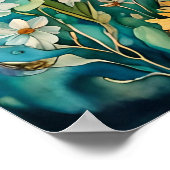 Wildblume Garten Schatztruhe Poster (Ecke)