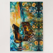 Wildblume Garten Schatztruhe Puzzle (Vertikal)