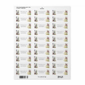 Wildblume Gartengarten Rücksendeadresse (Vorne)