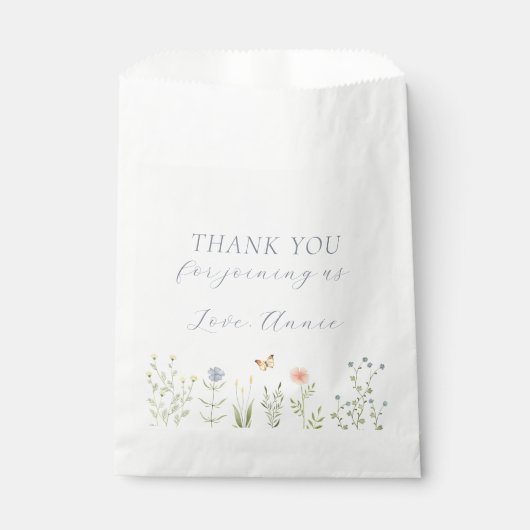 Wildblume Gastgeschenk Bag Geschenktütchen (Vorderseite)