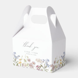 Wildblume Gastgeschenk Hochzeit Box Floral Boho Su Geschenkschachtel