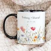 Wildblume Gastgeschenk Hochzeit Kaffee Tasse