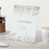 Wildblume Gastgeschenke Sockelschild (In SItu)