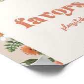 Wildblume Gastgeschenke Unterschreiben Poster (Ecke)