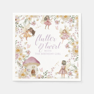 Wildblume Geburtstag Serviette