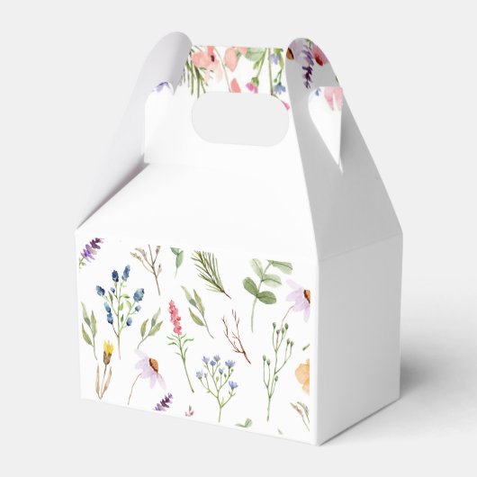 Wildblume Geburtstags-Begünstigungsbox Geschenkschachtel (Rückseite)