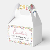 Wildblume Geburtstags-Begünstigungsbox Geschenkschachtel (Vorderseite)