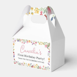 Wildblume Geburtstags-Begünstigungsbox Geschenkschachtel