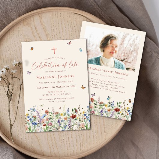 Wildblume-Gedenkfeier Einladung