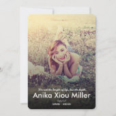 Wildblume-Gedenkkarte Feiertagskarte (Vorderseite)