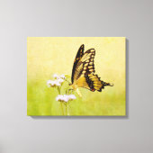 Wildblume Gelb und Schwarz Butterfly Art zu drucke (Vorderseite)