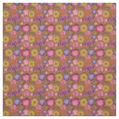 Wildblume Gelbes Blumenmuster Stoff (Muster)