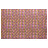Wildblume Gelbes Blumenmuster Stoff (Fat Quarter (45,7 x 55,9 cm))