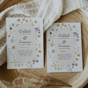 Wildblume Gemeinsame Einladung zum Geburtstag