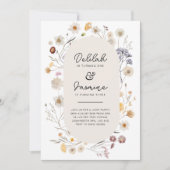 Wildblume Gemeinsame Einladung zum Geburtstag (Vorderseite)