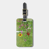 Wildblume Gepäckanhänger (Vorderseite vertikal)
