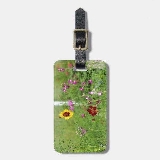 Wildblume Gepäckanhänger (Vorderseite vertikal)