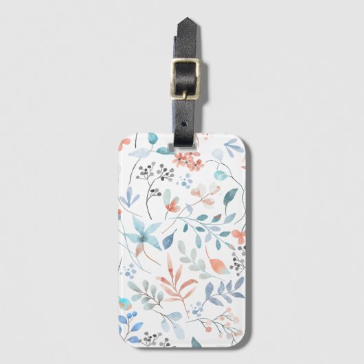 Wildblume Gepäckanhänger (Vorderseite Vertikal)