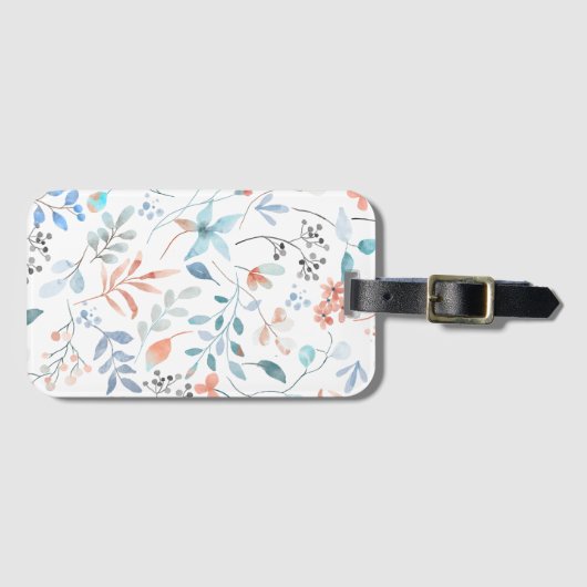 Wildblume Gepäckanhänger (Vorderseite (Horizontal))