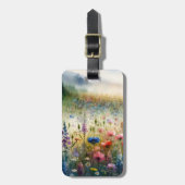Wildblume-Gepäckmarke - Anpassen Gepäckanhänger (Vorderseite vertikal)