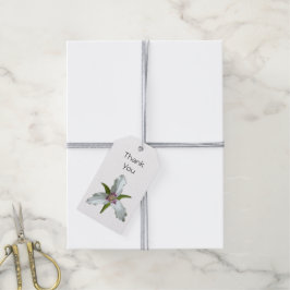 Wildblume-Geschenk-Tag für die bemalten Trillium-F Geschenkanhänger