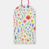 Wildblume-Geschenk-Tag - "Wir Liebe dir Mama" Geschenkanhänger (Rückseite)