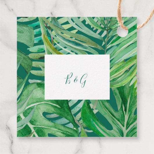 Wildblume Geschenkanhänger (Rückseite)