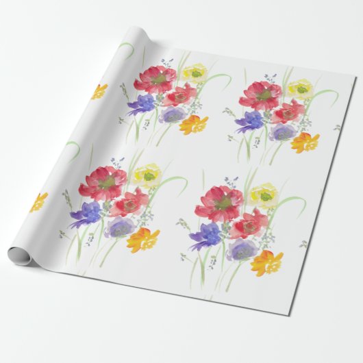 Wildblume Geschenkpapier (Ungerollt)
