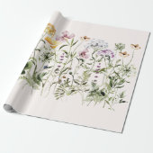 Wildblume Geschenkpapier (Ungerollt)