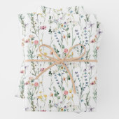 Wildblume Geschenkpapier Set (Beispiel)
