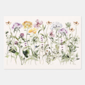 Wildblume Geschenkpapier Set (Vorderseite 3)