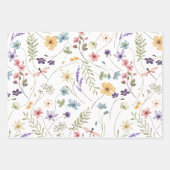 Wildblume Geschenkpapier Set (Vorderseite 3)