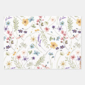 Wildblume Geschenkpapier Set (Vorderseite 2)