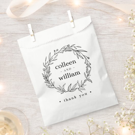 Wildblume Geschenktütchen (Ausgeschnitten)