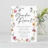 Wildblume Geschlechtsverkehr - Einladung (Stehend Vorderseite)