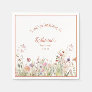 Wildblume Girl Baby Dusche Serviette