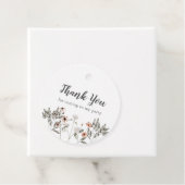 Wildblume Girl Birthday Gefälligkeitstags Geschenkanhänger (Beispiel)