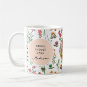 Wildblume Girl Brautparty Foto Kaffeetasse (Links)