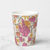 Wildblume Girl Geburtstagsthema Pappbecher (Rechts)