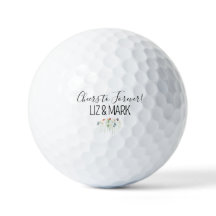 Wildblume Golf Ball Gastgeschenk Hochzeit