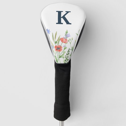 Wildblume Golf Headcover (Vorderseite)
